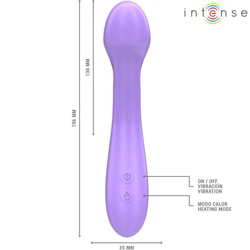 INTENSE BECKY Heatable Vibrator - Purple Photo 6