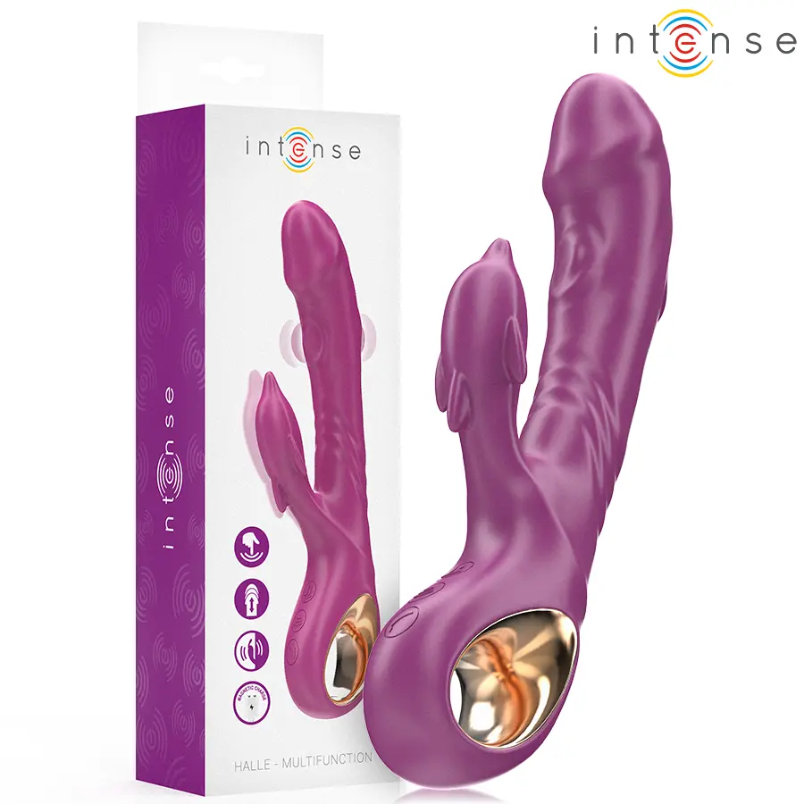 INTENSE HALLE Daudzfunkcionāls vibrators ar delfīna