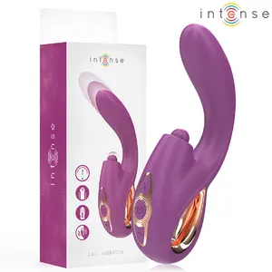 Многофункциональный вибратор для точки G INTENSE LALI с функциями постукивания, поступательных движений и вибрации, фиолетовый