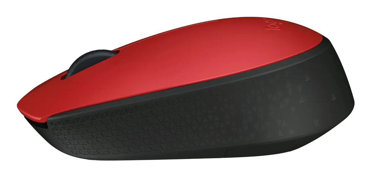 Logitech M171 Bezvadu optiskā pele sarkana