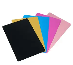Creality Multicolor Aluminum Business Cards 100pcs 0.2mm Aluminum Blanks Set for Laser Engraving in Five Colors