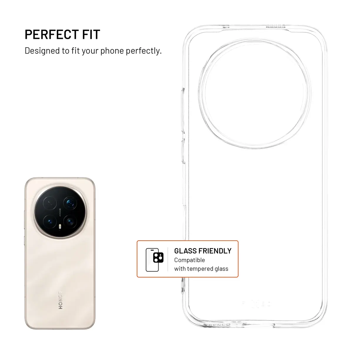 Чехол Fixed Story для Honor Magic 8 Pro 5G прозрачный Photo 2