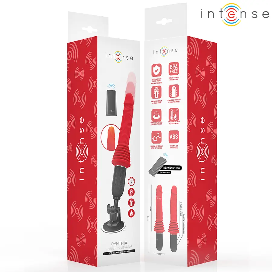 INTENSE HIGH TECH CYNTHIA Remote Control Thrusting Vibrator Photo 3