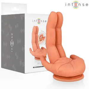 INTENSE LEELA G-Spot Stimulator with Flexible Hand Shape, Medical Silicone, Suction Cup Base and Waterproof Design