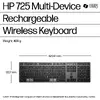 HP 725 Multi-Device Rechargeable Wireless keyboard 9T5B2AA#ABF Photo 3