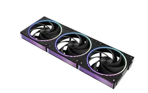 Zalman ZM-DF120R A3 Reverse PC Case Fan 120mm Black 3-Pack Daisy Chain