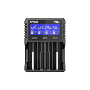 XTAR VX4 Battery Charger for Li-Ion, LiFePO4, and Ni-MH batteries