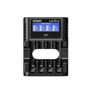 XTAR L4PRO Battery Charger for Li-ion and Ni-MH batteries