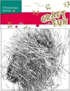 Craft with Fun Angel Hair Christmas Decoration Assorted Colors 5g