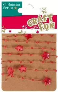 Craft with Fun Decorative Star Chain Mixed Design Ornament
