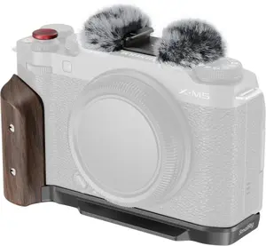 SmallRig L-Shape Mounting Plate and Wooden Grip for FUJIFILM X-M5 Black 5260