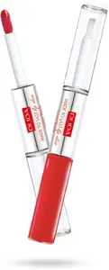 Pupa Made To Last Lip Duo Жидкая помада и топовое покрытие 001 Водостойкая стойкая 2x4мл