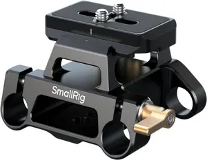SmallRig 5365 Arca-Type Mounting Plate Kit with Dual 15mm Rod Clamp