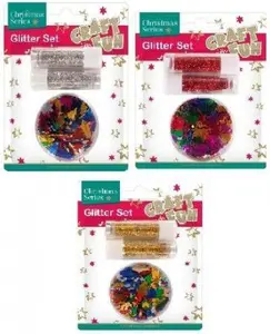 Craft with Fun glitter decoration mix set 252251