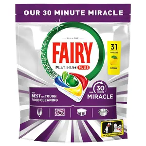 Капсулы для посудомоечной машины FAIRY Platinum Plus Lemon, 31 шт.