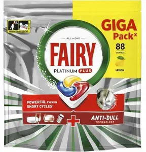 FAIRY Platinum Plus All in 1 Dishwasher Capsules 88 pcs.