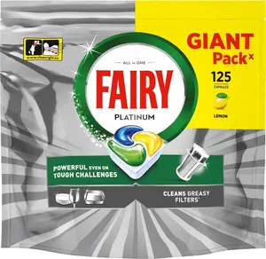 Капсулы для посудомоечной машины Fairy Platinum All in 1, 125 штук