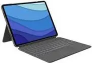 Logitech Combo Touch Keyboard and Folio Case with Trackpad Backlit Apple Smart Connector QWERTY Italian Oxford Gray for Apple 12.9-inch iPad Pro 5th Generation