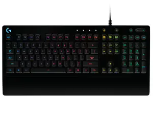 Logitech G213 Prodigy Spēļu tastatūra Vadu USB QWERTY Pilna izmēra RGB LED apgaismojums