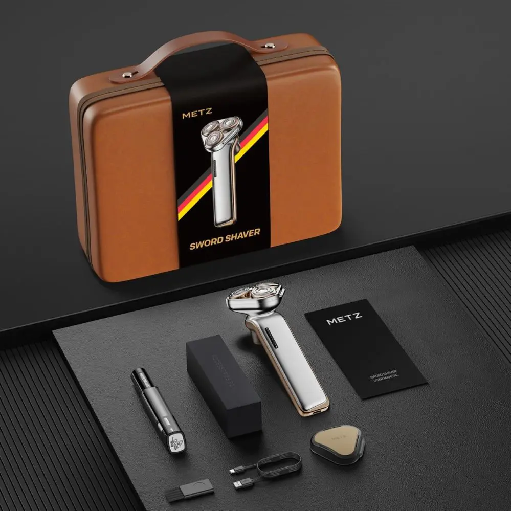 Metz Sword Shaver MZDF032 Titanium Gold Photo 1