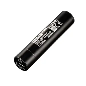 Ultron RealPower PB2000 ārējais akumulators ar 2000 mAh litija polimēru bateriju, melns
