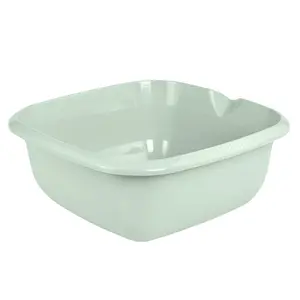 Bowl square 13L Bj&ouml;rk 38x38x15cm soft green