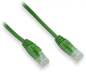 Lynx CS Cat 5e UTP Patch Cord, PVC Jacket, CCA Conductor, Green, 0.3 Meters, 10 Pieces