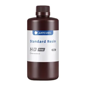 AnyCubic Standard Resin HD 3D printera patēriņa materiāls SPTHG-10-IPO-01 Pelēks