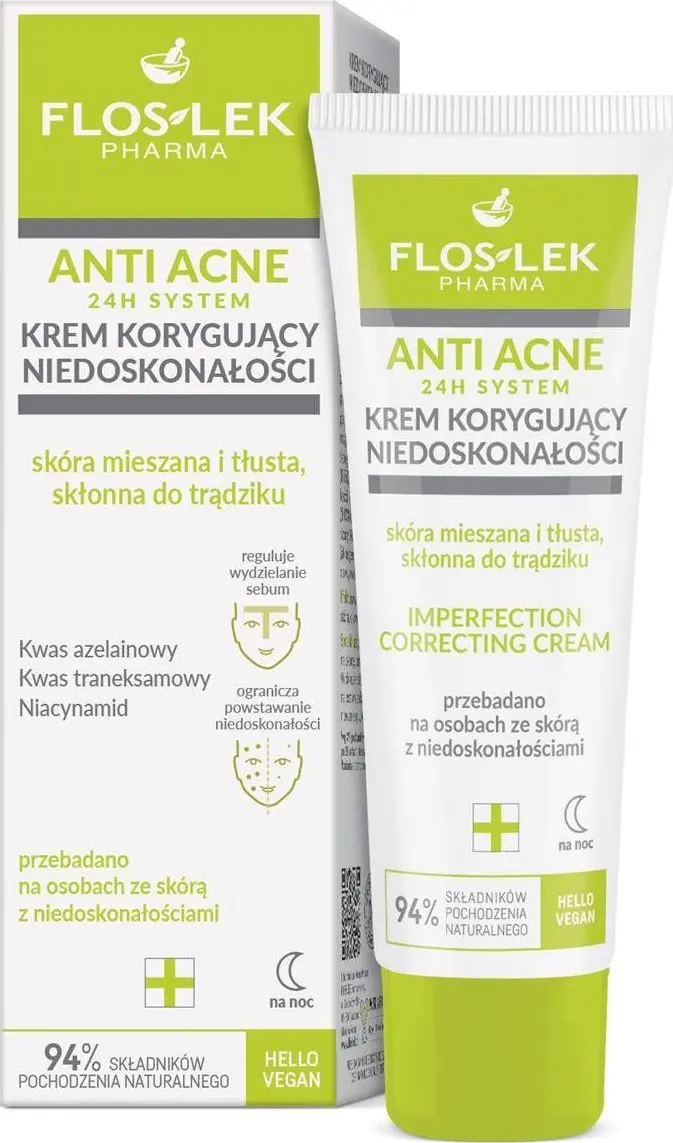 Floslek Anti-Acne 24h System Nepilnības koriģējošs