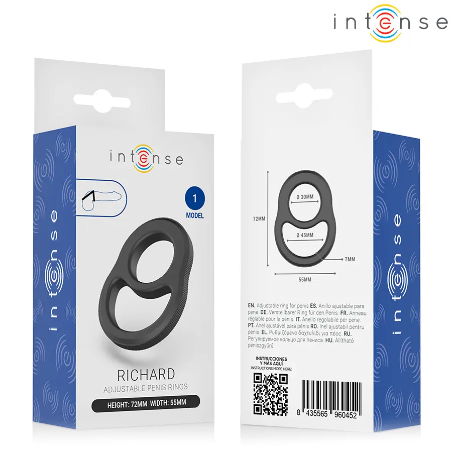 INTENSE FOR HIM RICHARD DOUBLE PENIS RING MODEL 1 Photo 5