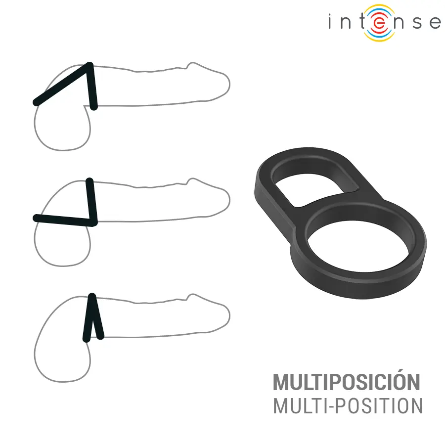 INTENSE CONLETH Adjustable Double Penis Ring Model 3 Photo 3