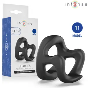 INTENSE CHARLES Adjustable Penis Ring Model 11 with H-shaped design, flexible and elastic material