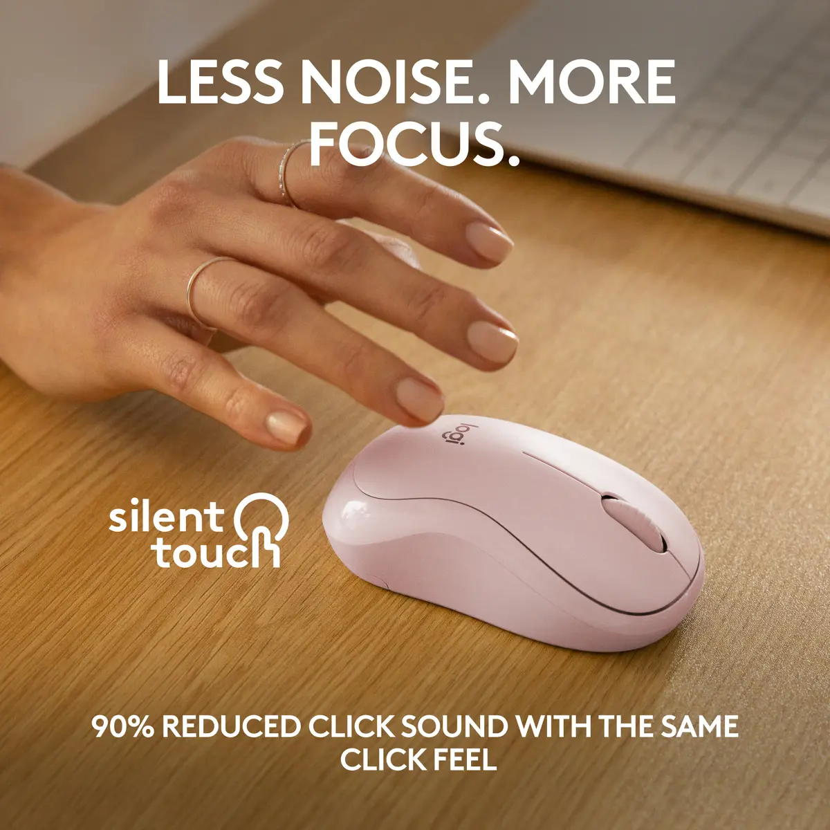 Беспроводная мышь Logitech M240 Silent розовая Photo 4
