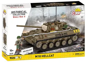 COBI M18 Hellcat Scale 1:28 Building Blocks Model with 1026 Elements
