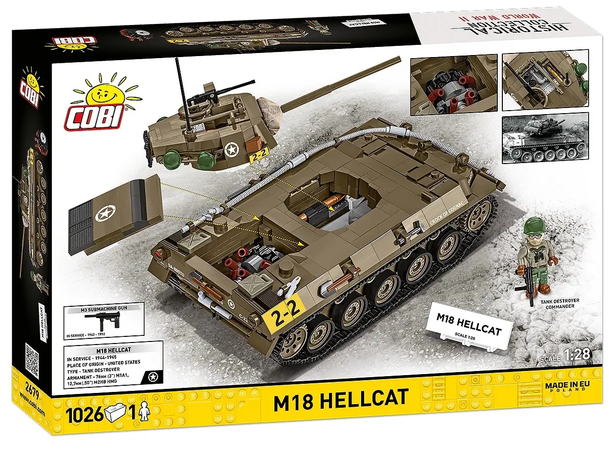 COBI M18 Hellcat 1:28 konstruktors Photo 10