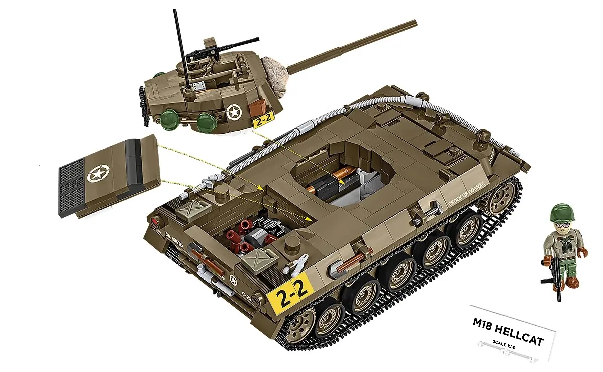 COBI M18 Hellcat 1:28 konstruktors Photo 20