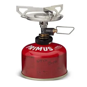 Primus Essential Trail Stove DUO Gāzes plītiņa ar pjezo aizdedzi un nerūsējošā tērauda konstrukciju tūrismam