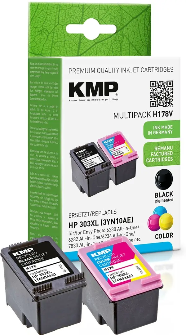 KMP MultiPack melnā pigmenta un krāsaino
