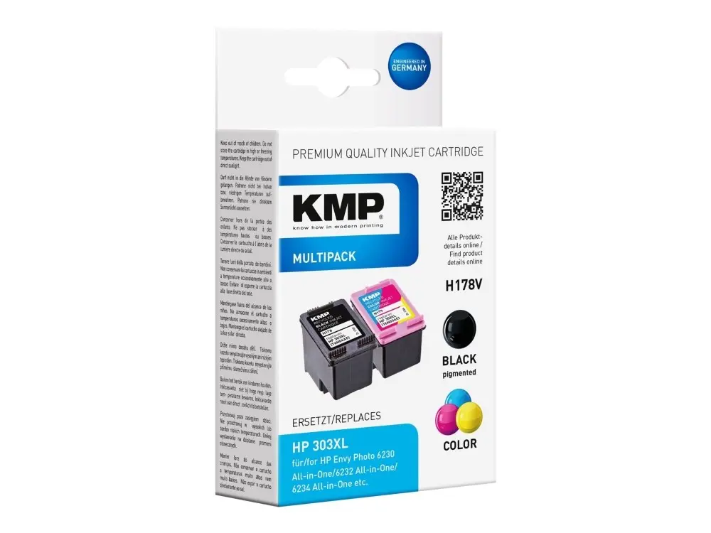 KMP Ink Cartridges MultiPack Replaces HP 303XL Photo 2