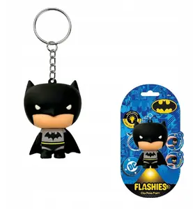 KIDS Брелок Фонарик Batman DC LED для ключей и рюкзаков Официальная лицензия