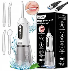 Irygator Zenwire Do zębów bezprzewodowy Podróżny Dentystyczny Jamy Ustnej 390ml USB (5904507522247)