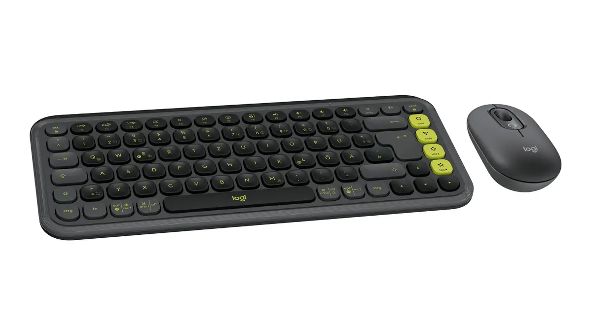 Logitech POP ICON COMBO Wireless Keyboard and Mouse Set Photo 2