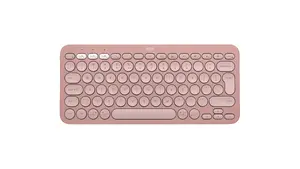 Logitech Pebble Keys 2 K380s Wireless Mini Keyboard Bluetooth Scissor Key Switch QWERTY Rose