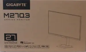 SALE OUT. Gigabyte Gaming Monitor 27" M27Q3 EK | SALE OUT. | Gigabyte M27Q3 EK | 27 " | IPS | QHD | 300 Hz | 1 ms | 2560 x 1440 pixels | 400 cd/m² | HDMI ports quantity 2 | Warranty 36 month(s) | DAMAGED INNER PACKAGING, DEMO