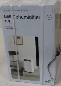 SALE OUT. Mill MDH12 Dehumidifier, 12L/day, for rooms 8-15 m², LED Display, White | SALE OUT. | Mill Dehumidifier | MDH12 | Power 200 W | Suitable for rooms up to 8-15 m² | Water tank capacity 2 L | White | DAMAGED PACKAGING