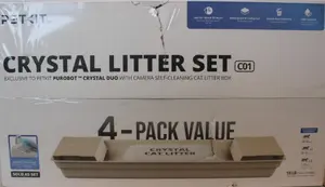 PETKIT Crystal Litter for Purobot Crystal Duo, 4 bags