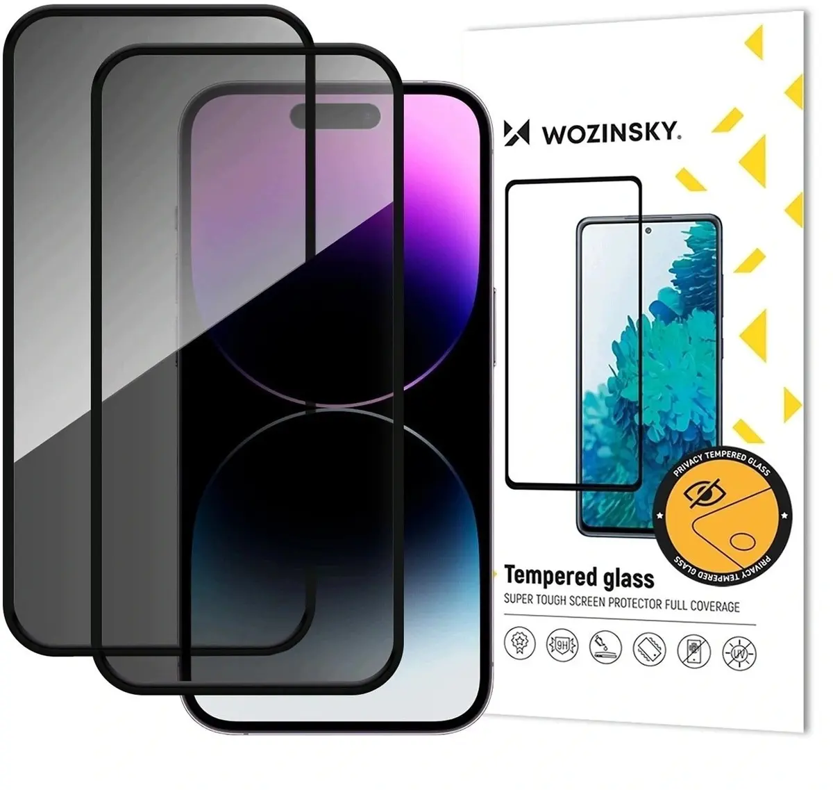 Wozinsky Rūdīts stikls Privacy Glass privātuma