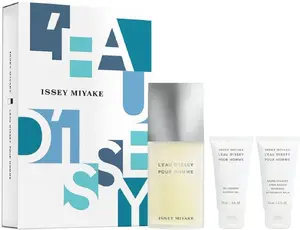SET ISSEY MIYAKE L'Eau D'Issey Pour Homme Tualetes ūdens izsmidzinātājs 125ml ar dušas želeju 50ml un balzamu pēc skūšanās 50ml