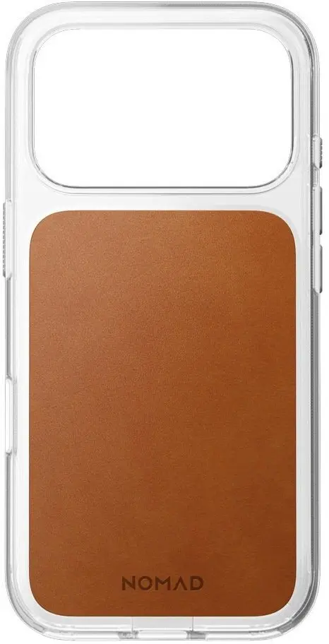 Nomad Clear Leather Case vāciņš iPhone