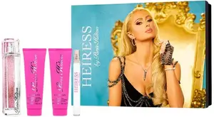 SET VERSACE PARIS HILTON Heiress Aromātu komplekts Eau de Parfum 100ml ķermeņa losjons 90ml dušas želeja 90ml miniatūra 10ml